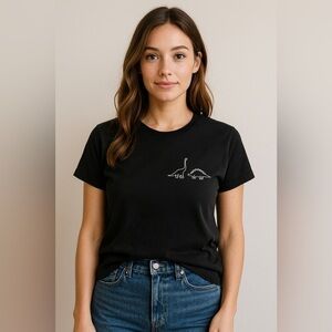 Dinosaur black tshirt graphic size small​​​​​​​​​​​​​